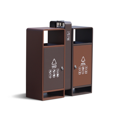 Coș de gunoi în aer liber mare